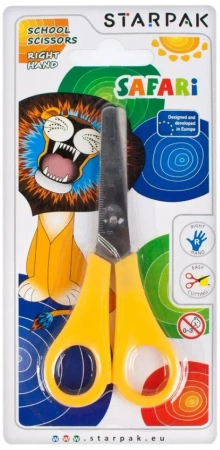 Nożyczki szkolne dla praworęcznych Safari - STARPAK