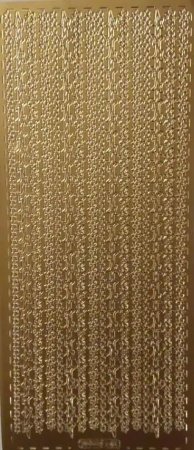 tiker ażurowy 10x23cm bordiurka złoty - Galeria Hobby