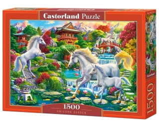 Puzzle 1500 Unicorn Garden CASTOR - Castorland