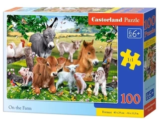 Puzzle 100 On the Farm CASTOR - Castorland