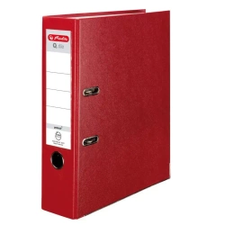 Segregator A4 8cm PP czerwony Q file - HERLITZ