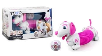 Pies interaktywny Robo Dash różowy - Silverlit