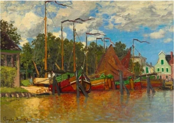 Puzzle 1000 Łódki na jeziorze, Claude Monet, 1871 - Bluebird Puzzle