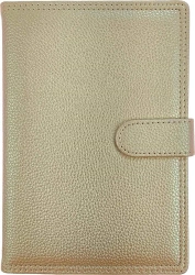 Kalendarz 2026 A5 dzienny z zapięciem hologram złoty - Panta Plast kalendarze