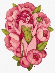 Malowanie po numerach - Delikatność wiosny 30x40cm - Ideyka