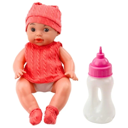 Lalka bobas z butelką 30cm - Leantoys