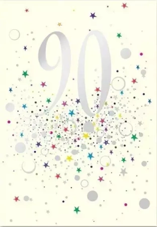 Karnet B6 z kopertą Urodziny 90 - Museums & Galleries