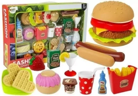 Zestaw hamburger - Leantoys