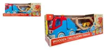 Zabawka dla malucha pojazd laweta z 2 pojazdami - SWEDE