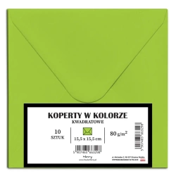 Koperty KW limonka 10szt - Henry