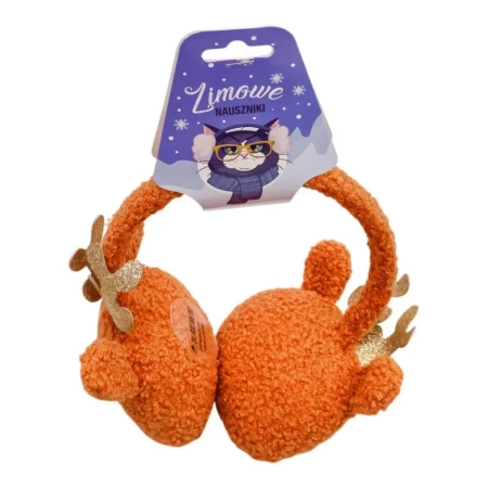 Zimowe nauszniki z reniferem - MCD