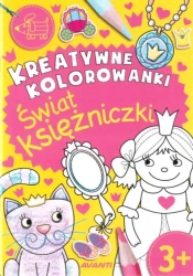 Kreatywne kolorowanki. Świat księżniczki - praca zbiorowa