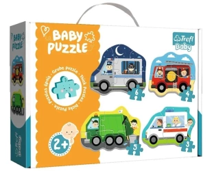 Puzzle Baby Classic - Pojazdy i zawody TREFL