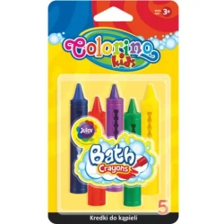 Kredki do kąpieli Colorino Kids 5 kolorów - PATIO