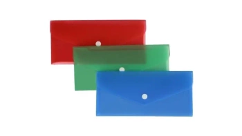 Teczka koperta DL satyna mix (10szt) - Biurfol