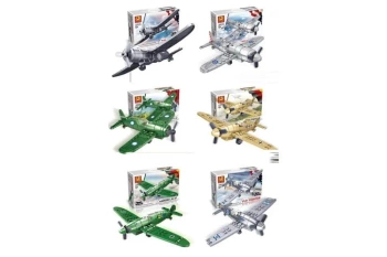 Klocki samoloty 20el MIX - Trifox