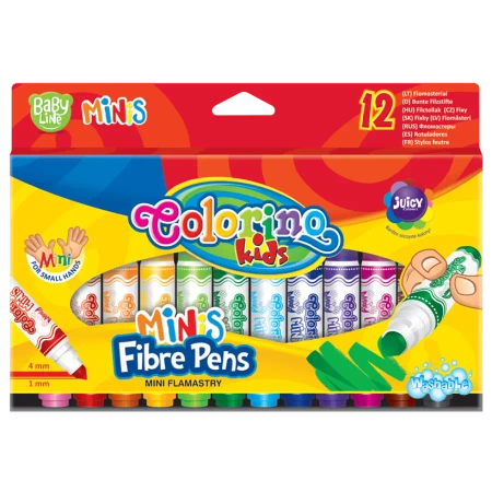 Flamastry Colorino Kids mini 12 kolorów - PATIO