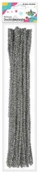 Druciki metalizowane 0,6x30cm 30szt srebrne - Titanum