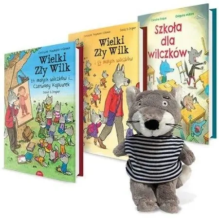 Pakiet: Wielki zły wilk + maskotka - Christine David Naumann-Villemin B Draper