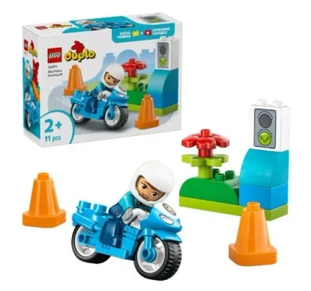 LEGO(R) DUPLO 10471 (4szt) Niebieski motocykl