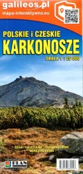 Mapa - Karkonosze Polskie i Czeskie 1:25 000 - praca zbiorowa