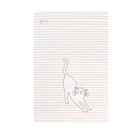 Średni Zeszyt - Stay Pawsitive (Pink) - Santoro