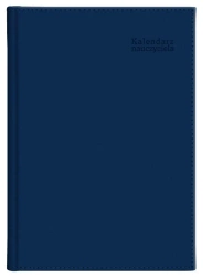 Kalendarz naucz. 2025/2026 B5 tyg. Vivella granat - praca zbiorowa