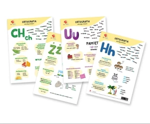 Plansze edukacyjne zasady ortografii A4 - All4Kids