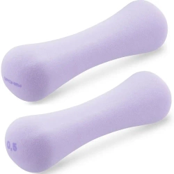 Zestaw hantli 2x0,5kg Bone fiolet - Spokey