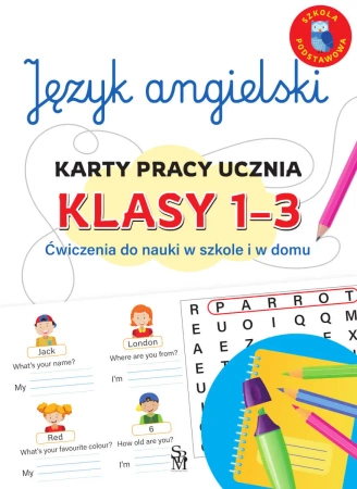 Język angielski. Karty pracy ucznia SP 1-3 - Joanna Baryłka