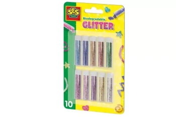 Brokat biodegradowalny 10 kolorów - SES