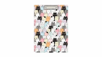 Deska A4 z klipem nadruk Koty - BIURFOL