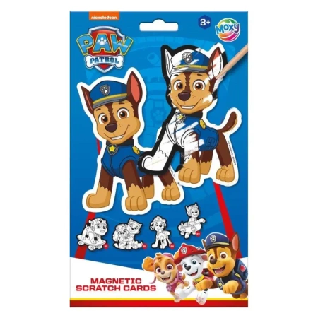 Magnesy do drapania Psi Patrol 10szt + patyczek - Grafix