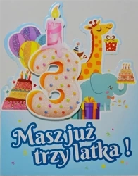 Karnet Urodziny 3 - YEKU