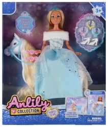 Lalka 29cm z akcesoriami i uroczym Konikiem - MEGA CREATIVE