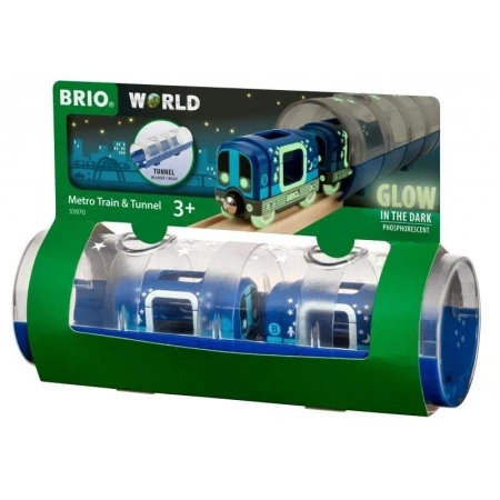Brio Zestaw Świecący w ciemności Metro z Tunelem - Ravensburger