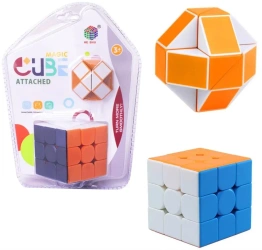 Kostka magiczna + wąż układanka logiczna - Trifox