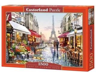 Puzzle 1500 Flower Shop CASTOR - Castorland
