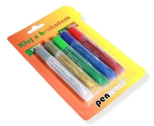 Klej z brokatem 5 kolorów 10ml - Penword