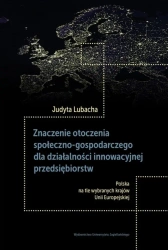 Znaczenie otoczenia społeczno-gospodarczego.. - Judyta Lubacha