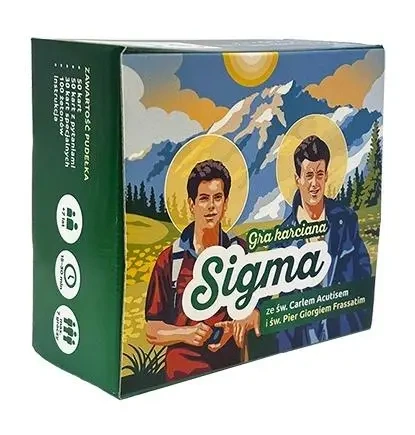 Gra Karciana Sigma ze św. Carlem Acutisem i św. Pi - Rafael i Polskie gry planszowe