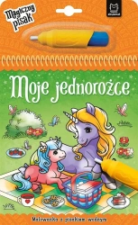 Moje jednorożce. Malowanka z pisakiem wodnym - Anna Podgórska