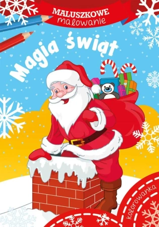 Maluszkowe malowanie. Magia świąt - Wydawnictwo Skrzat