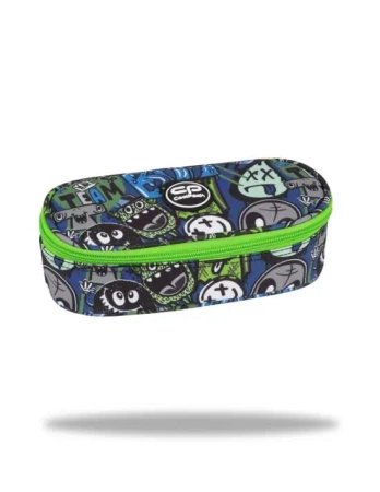 Piórnik owalny Coolpack Campus Monster Team - PATIO