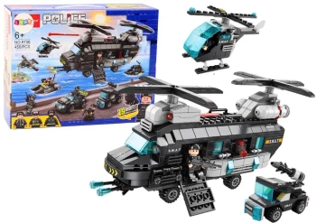 Klocki konstrukcyjne Służba specjalna policja 456e - Leantoys