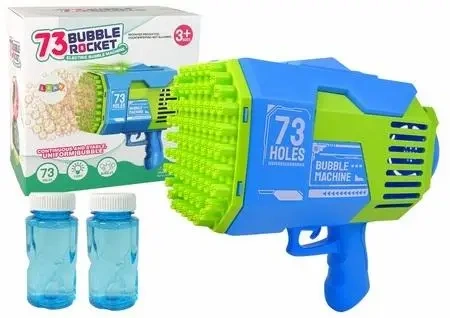 Maszynka do baniek mydlanych niebieska - Leantoys