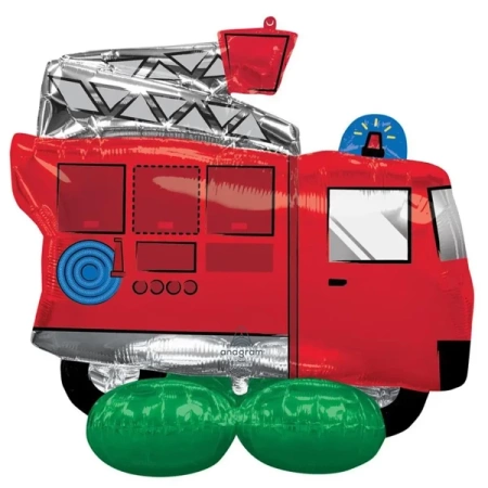 Balon foliowy AirLoonz wóz strażacki 106x88cm - Amscan
