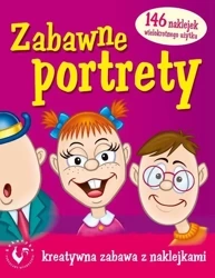 Zabawne portrety. Kreatywna zabawa z naklejkami - Barbara Galińska