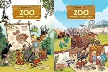 ZOO wymarłych zwierząt T.1 + 2 PAKIET Christophe Cazenove - Christophe Cazenove, Bloz, Maria Mosiewicz