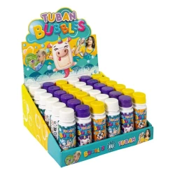 Małe bańki mydlane 60ml mix (36szt) TUBAN